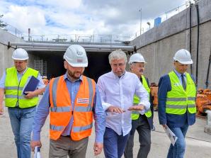 [FOTO] Postęp prac na budowie tunelu w Wawrze 