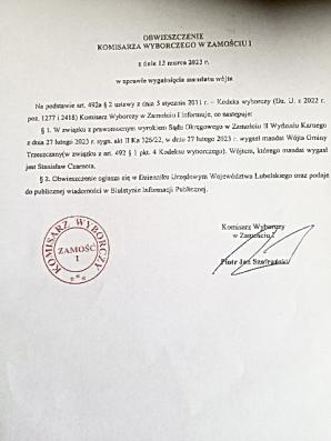  [VIDEO] Stanisław Cz. oficjalnie odwołany z funkcji Wójta Gminy Trzeszczany! Tymczasem proboszcz - sądowy kłamczuch - Marek Barszczowski, zrugał wczoraj wiernych, broniąc prawomocnie skazanego przestępcy!