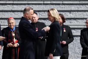 [VIDEO] Prezydent Andrzej Duda wziął udział w obchodach Narodowego Dnia Pamięci Polaków ratujących Żydów pod okupacją niemiecką