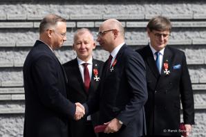 [VIDEO] Prezydent Andrzej Duda wziął udział w obchodach Narodowego Dnia Pamięci Polaków ratujących Żydów pod okupacją niemiecką