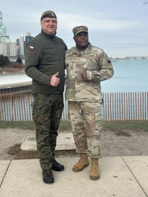 [VIDEO] Delegacja Ośrodka Reprezentacyjnego WOT z wizytą w Chicago
