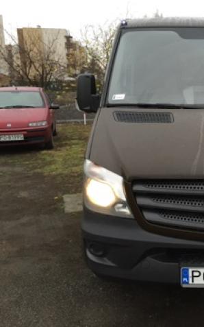 Poszukiwany jest pojazd marki Mercedes Sprinter 316 D
