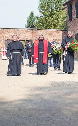 Premier Beata Szydło na obchodach 75. rocznicy męczeńskiej śmierci św. Maksymiliana Kolbego