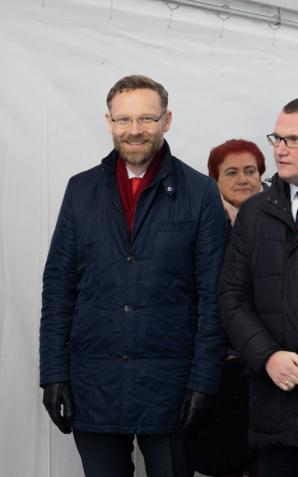 Oficjalne otwarcie izby przyjęć szpitala MSWiA w Szczecinie z udziałem wiceministra Pawła Szefernakera