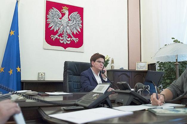 Rozmowa telefoniczna premier Beaty Szydło z premier Wielkiej Brytanii Theresą May