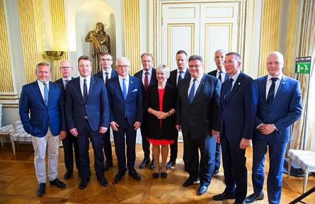 Minister Jacek Czaputowicz na spotkaniu V4 – NB8 w Sztokholmie