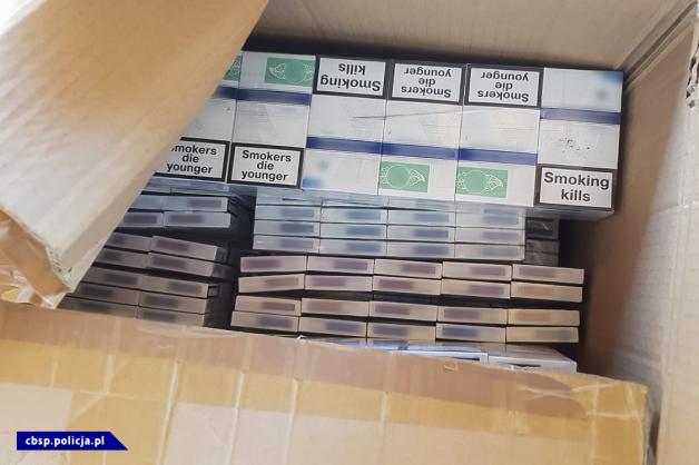 Potężny cios w przestępczość akcyzową – działania CBŚP i KAS. Zatrzymano 2 obywateli Ukrainy