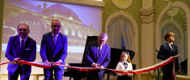 Otwarcie Zespołu Państwowych Szkół Muzycznych im. Artura Malawskiego w Przemyślu po zakończeniu termomodernizacji