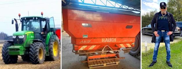 [VIDEO] Ciągnik JOHN DEERE i siewnik RAUCH skradzione w Błoniu koło Warszawy. Poszukuje go Biuro Rutkowski