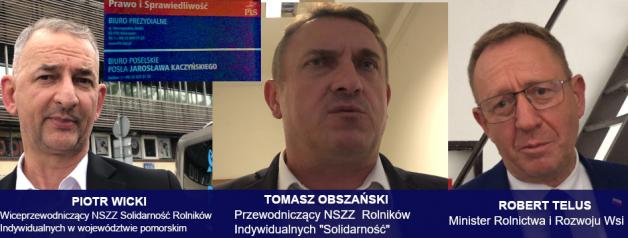 [VIDEO] Zmian personalnych w pomorskim oddziale Krajowego Ośrodka Wsparcia Rolnictwa (KOWR) wspierającym Niemców a nie Polaków domagają się rolnicy! Powiadamiają Wicepremiera Jarosława Kaczyńskiego, szefa rolniczej Solidarności i Ministra Rolnictwa!