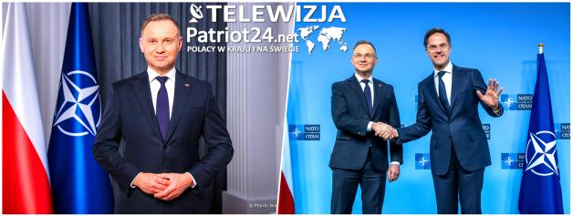 [VIDEO] Prezydent: Dziś NATO musi działać odważnie i bezkompromisowo