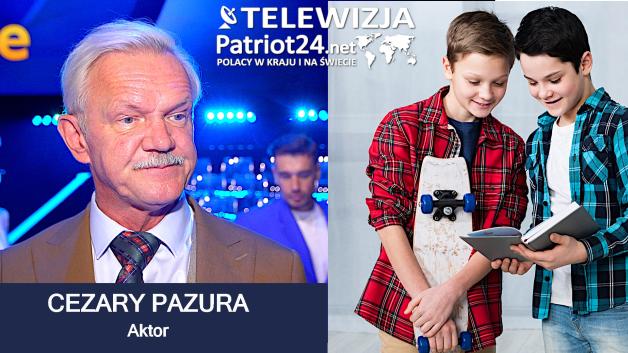 [VIDEO] Cezary Pazura: Młodzi ludzie nie garną się teraz do nauki w szkole. Im się wydaje, że całą wiedzę mają „pod palcem” w telefonie